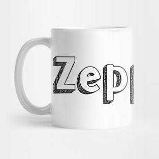 Zeppelin // Typography Design Mug